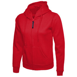 Ladies Classic Full Zip Hooded Sweatshirt