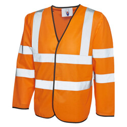 Long Sleeve Hi Vis Safety Waistcoat