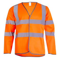 Long Sleeve Hi Vis Safety Waistcoat