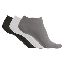 Microfibre sneaker socks (3 pairs per pack)
