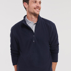 ¼-zip microfleece