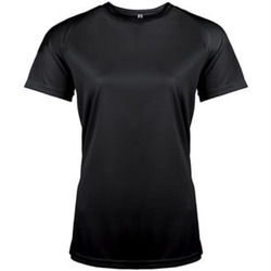 Ladies' short-sleeved sports T-shirt