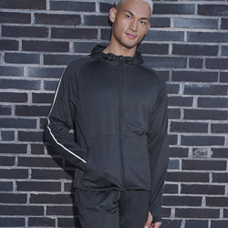 Hoodie with reflective tape