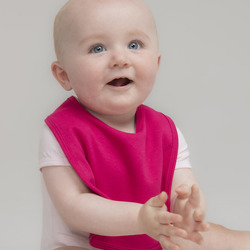 Plain and contrast bib