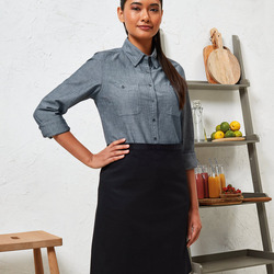 Cotton waist apron, organic and Fairtrade certified