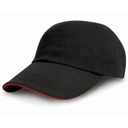 Heavy cotton drill pro-style with sandwich peak