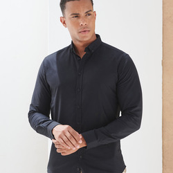 Modern long sleeve Oxford shirt