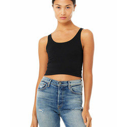 Women's polycotton crop top