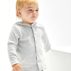 Baby stripy hooded T