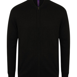 Unisex zip-through cardigan