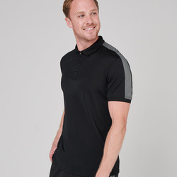 Contrast panel polo