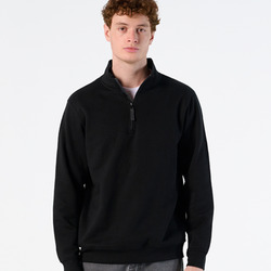 SOL'S Stan Contrast Zip Neck Sweatshirt