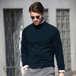 Chester – dressed merino blend roll neck