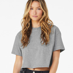 Bella Ladies Jersey Cropped T-Shirt